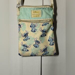Loungefly Disney Stitch Crossbody Bag - Mint and Beige